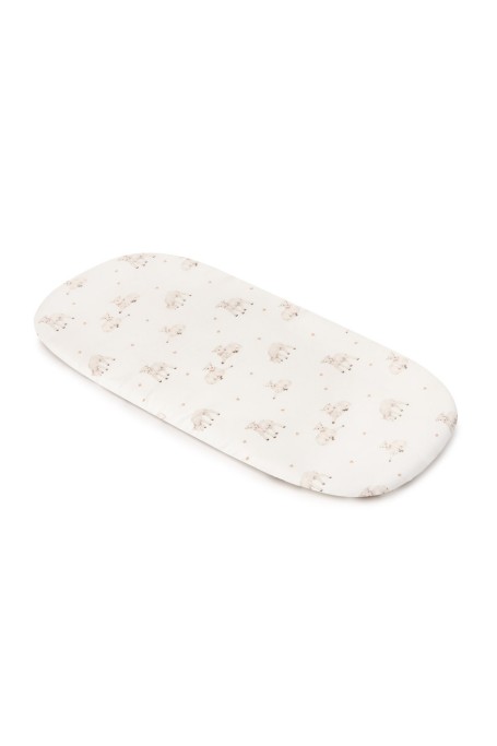 Organic cotton sheet for the carrycot - little sheeps - MY MEMI 2