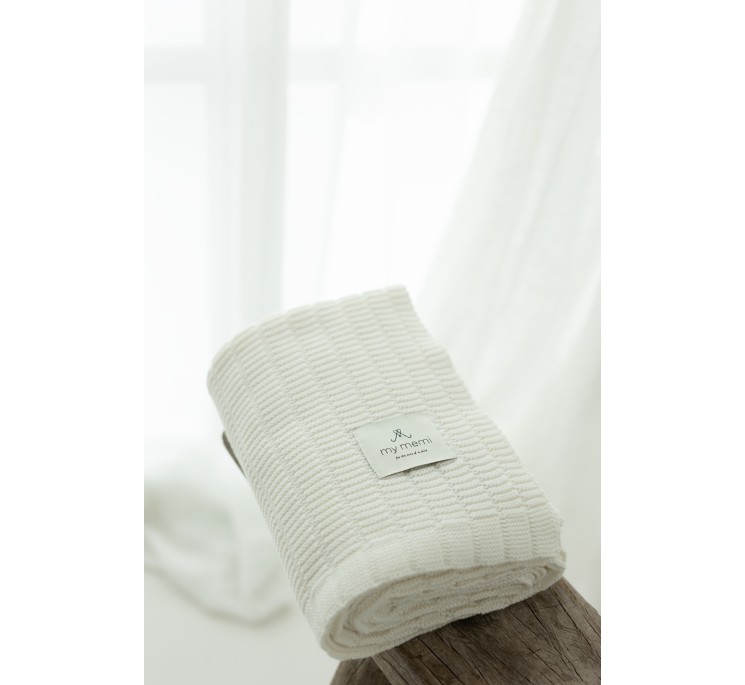 Bambus Babydecke Cream 80x100 - Vini -  MY MEMI