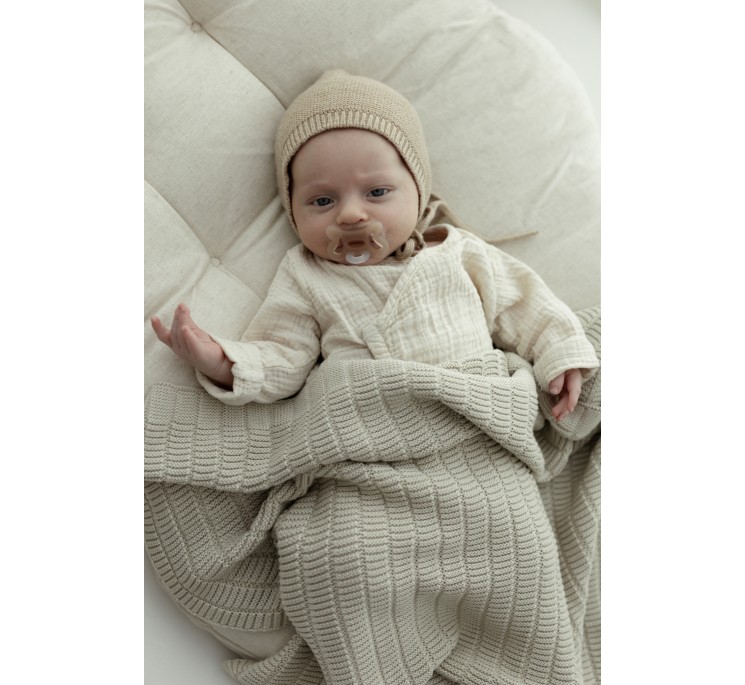 Bambus Babydecke Light Beige 80x100 - Vini - MY MEMI