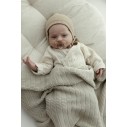 Bambusowy kocyk light beige 80x100 - Vini - MY MEMI