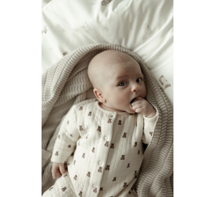 Bamboo Blanket 80x100 Light Beige - Vini - MY MEMI