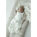 Organic cotton muslin baby sleeping bag 0 - 5 months 1.0 TOG - alpacas - MY MEMI