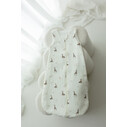 Organic cotton muslin baby sleeping bag 0 - 5 months 1.0 TOG - giraffes - MY MEMI