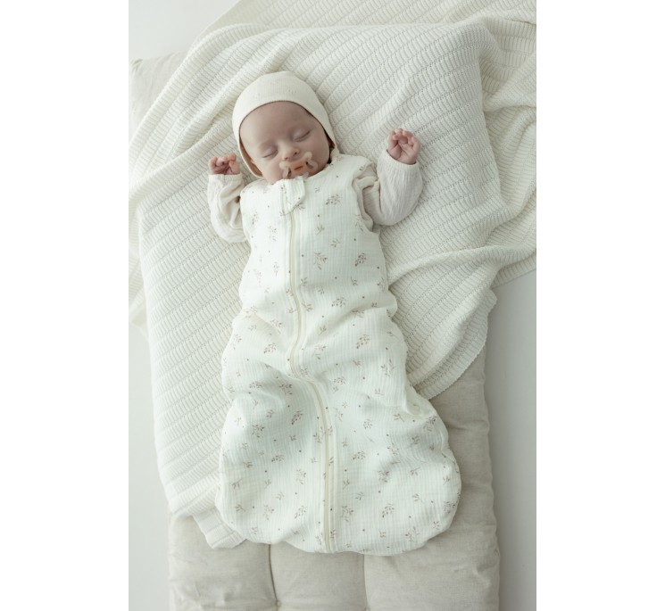 Bio Baumwolle Musselin Babyschlafsack 5 - 18 Monate 1.0 TOG - twigs - MY MEMI