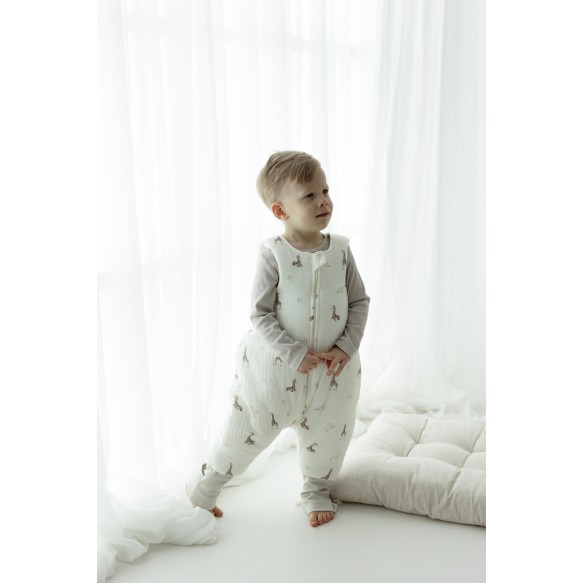 Śpiworek z nogawkami 1 - 3 lata 2.5 TOG - giraffes - MY MEMI