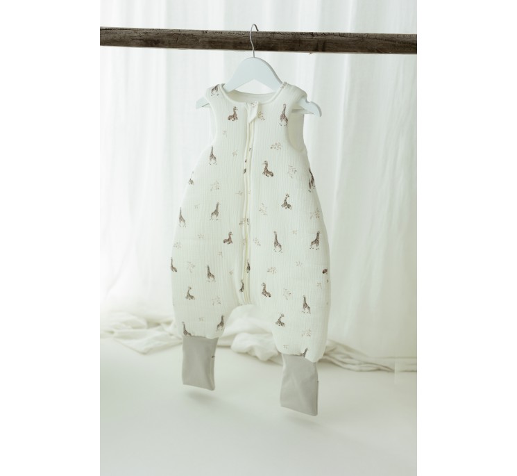 Śpiworek z nogawkami 1 - 3 lata 2.5 TOG - giraffes - MY MEMI