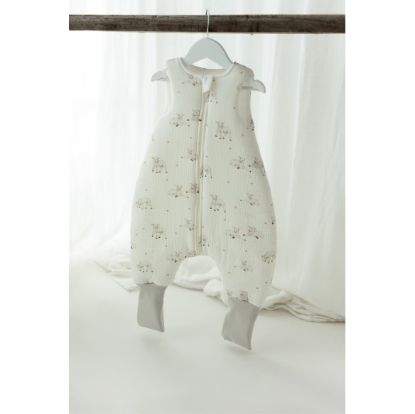 Śpiworek z nogawkami 1 - 3 lata 2.5 TOG - little sheeps - MY MEMI