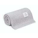100% Natural Merino Wool Blanket Light Grey - Premium Collection - MY MEMI