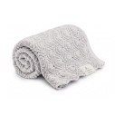 Babydecke aus 100% Merinowolle Grey (Grau) Pearl – Premium Collection MY MEMI