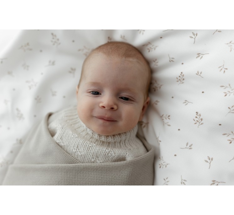 Bamboo Baby Swaddle Blanket with Silver Ions 100x100 Powder Pink MY MEMI