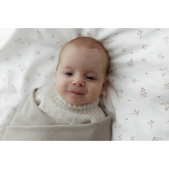 Bamboo Baby Swaddle Blanket with Silver Ions 100x100 Powder Pink MY MEMI