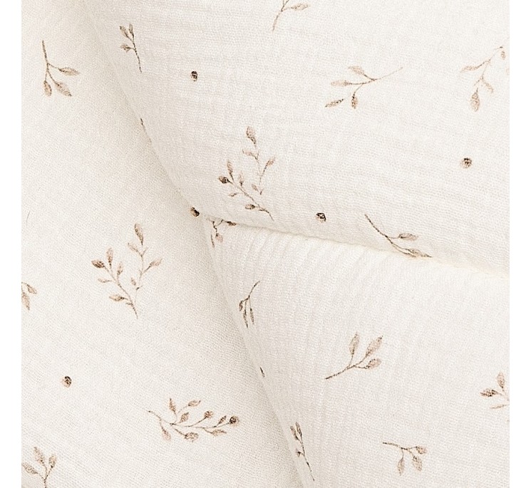 2in1 organic cotton muslin baby horn/bedding - twigs - MY MEMI
