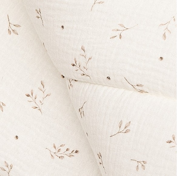2w1 rożek/kołderka z organicznego muślinu - twigs