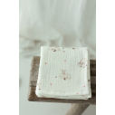 Organic cotton muslin diaper 60x65 - little sheeps