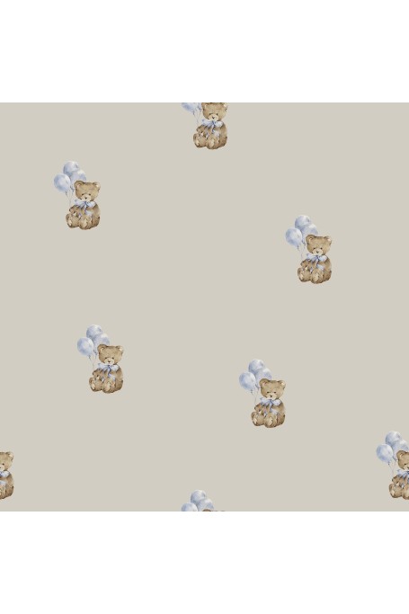 Organic cotton baby sheet 60x120 - teddy - MY MEMI 2