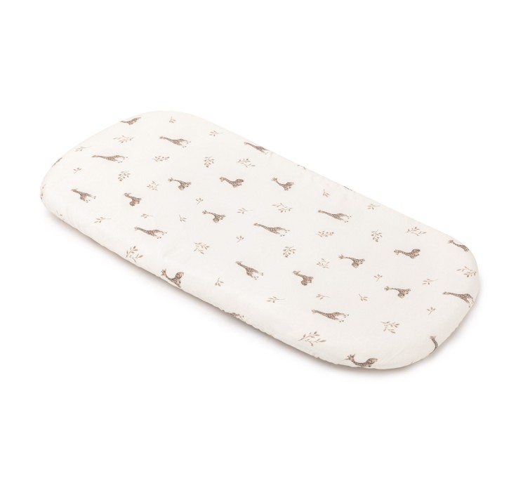 Organic cotton crib sheet 60x90 - giraffes - MY MEMI