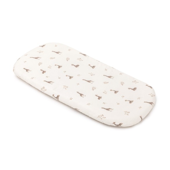 Organic cotton crib sheet 60x90 - giraffes - MY MEMI