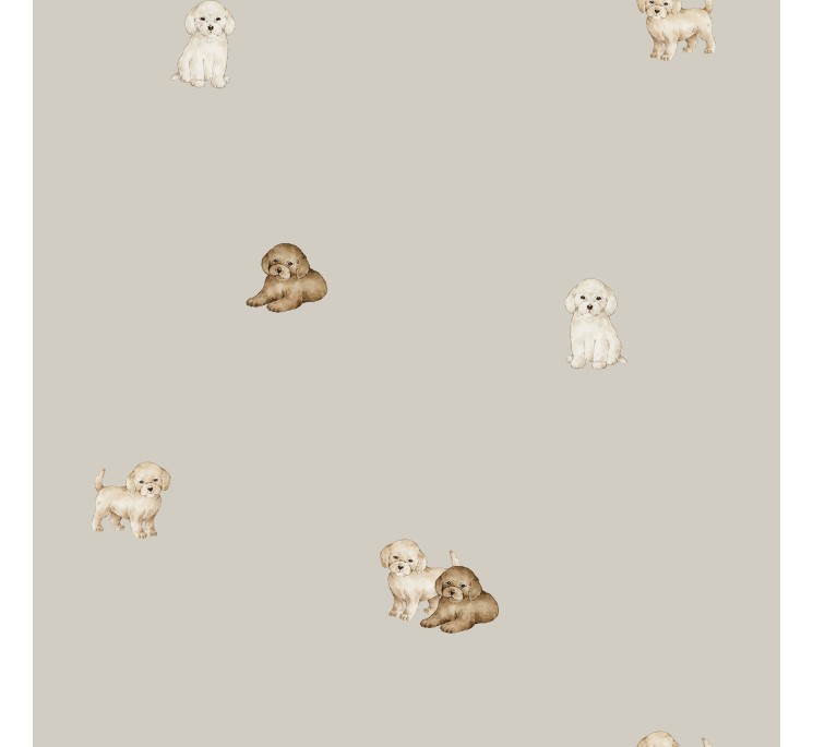 Organic cotton muslin diaper 60x65 - cavapoo - MY MEMI