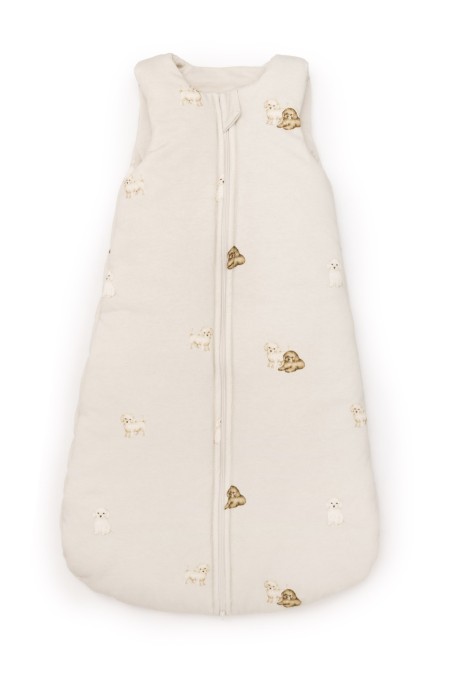 Organic cotton baby sleeping bag 0 - 5 months 2.5 TOG - cavapoo - MY MEMI