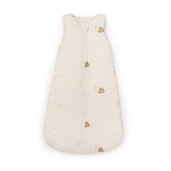 Organic cotton baby sleeping bag 0 - 5 months 2.5 TOG - cavapoo - MY MEMI
