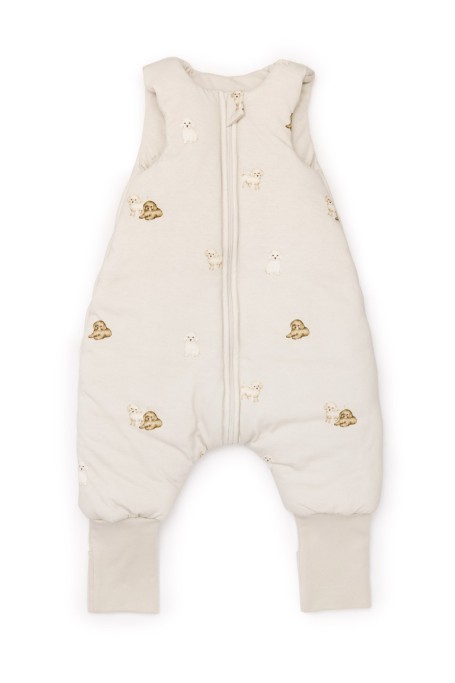 Organic cotton baby sleeping bag with legs 1 - 3 years 2.5 TOG - cavapoo - MY MEMI