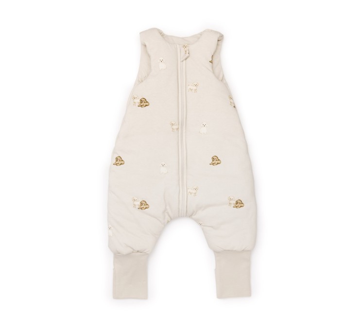 Organic cotton baby sleeping bag with legs 1 - 3 years 2.5 TOG - cavapoo - MY MEMI