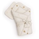 2in1 organic cotton muslin baby horn/bedding - cavapoo - MY MEMI