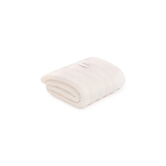 100% Natural Merino Wool Blanket Cream Fjord - Premium Collection - MY MEMI