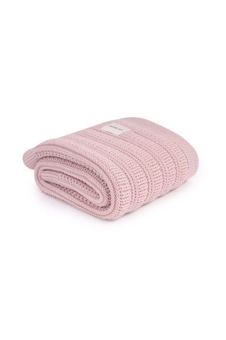 100% Natural Merino Wool Blanket Powder Pink Fjord - Premium Collection - MY MEMI