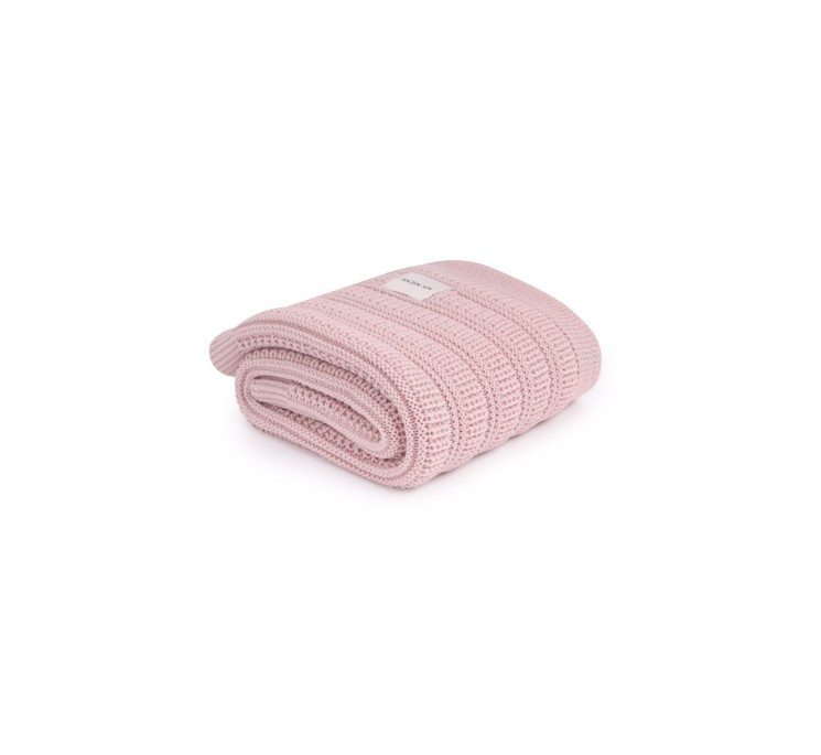 100% Natural Merino Wool Blanket Powder Pink Fjord - Premium Collection - MY MEMI