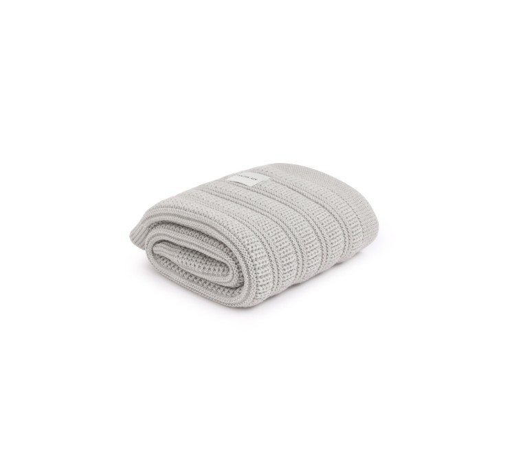 100% Natural Merino Wool Blanket Light Grey Fjord - Premium Collection - MY MEMI