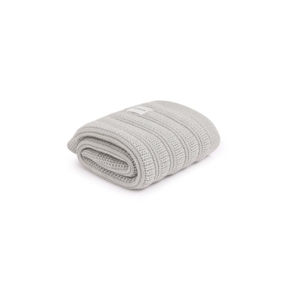 100% Natural Merino Wool Blanket Light Grey Fjord - Premium Collection - MY MEMI