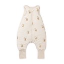 Organic cotton baby sleeping bag with legs 1 - 3 years 2.5 TOG - teddy - MY MEMI
