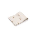 Organic cotton muslin swaddle 100x100 - teddy - MY MEMI