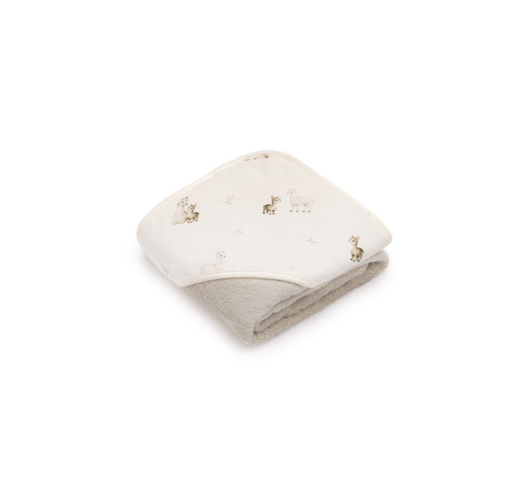 Bamboo Towel - alpacas - MY MEMI