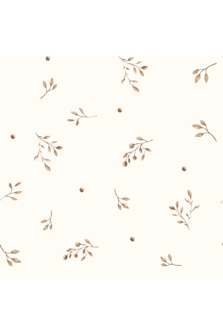 Prześcieradło z bawełny organicznej 60x120 - twigs 2