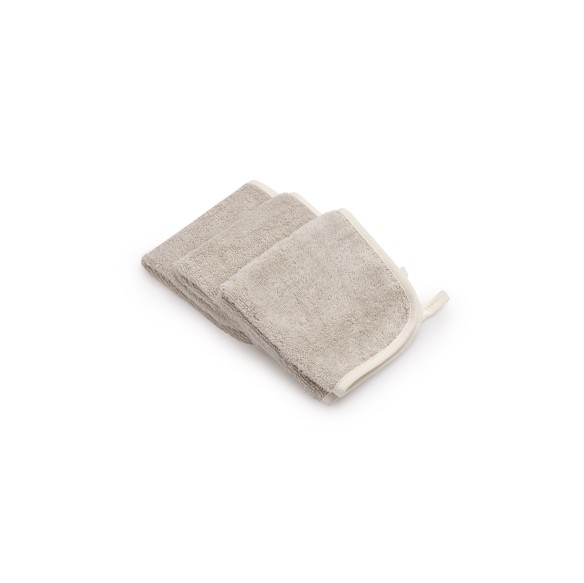 Bamboo Face / Burp / Wash Towel Light Beige, set 3-pack - MY MEMI