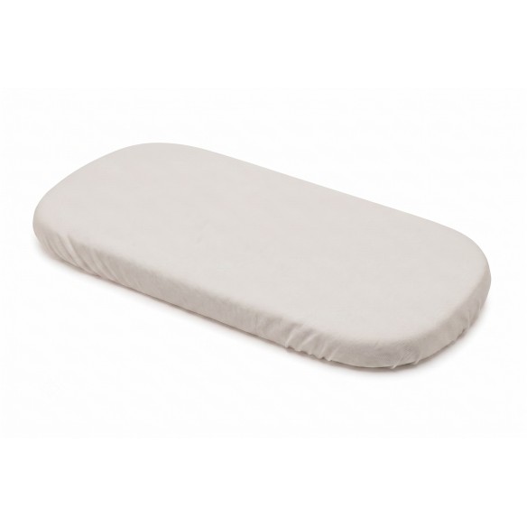 Organic cotton crib sheet 60x90 - light beige