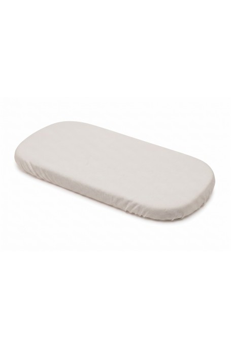 Prześcieradło do gondoli z bawełny organicznej - stone - MY MEMI 2