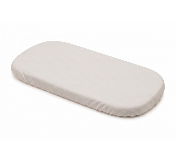 Organic cotton sheet for the carrycot - light beige - MY MEMI