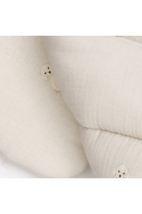 2in1 organic cotton muslin baby horn/bedding - cavapoo - MY MEMI 2