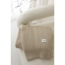 100% Natural Merino Wool Blanket Warm Beige Vero - Premium Collection - MY MEMI