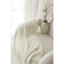 Koc ze 100% wełny merino cream Vero - premium collection