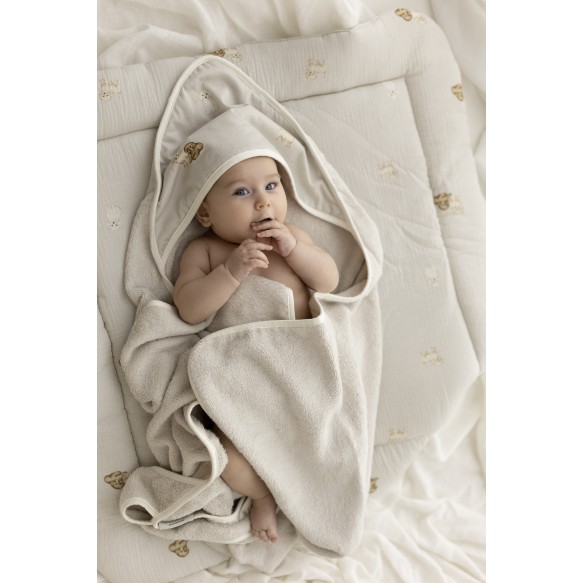 2in1 organic cotton muslin baby horn/bedding - cavapoo - MY MEMI
