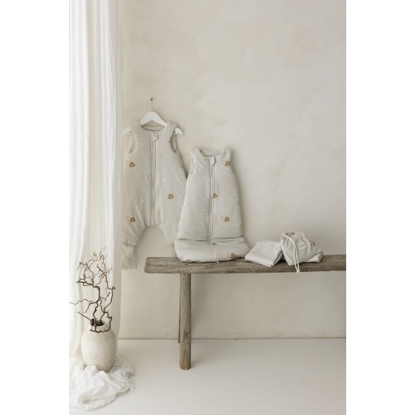 Organic cotton baby sleeping bag 0 - 5 months 2.5 TOG - cavapoo - MY MEMI