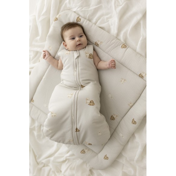 Organic cotton baby sleeping bag 0 - 5 months 2.5 TOG - cavapoo - MY MEMI
