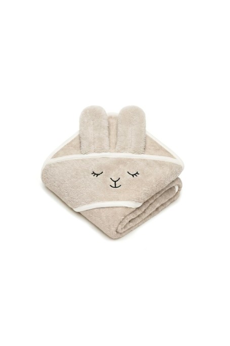 Bamboo Towel Light Beige - sleeping alpaca - MY MEMI