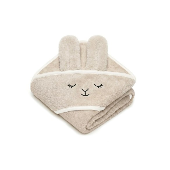 Bamboo Towel Light Beige - sleeping alpaca - MY MEMI
