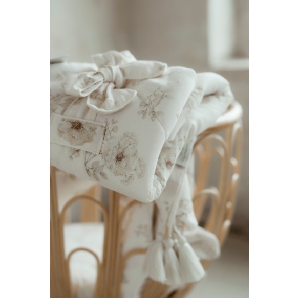 Bambusowy otulacz 100x120 - boho flowers