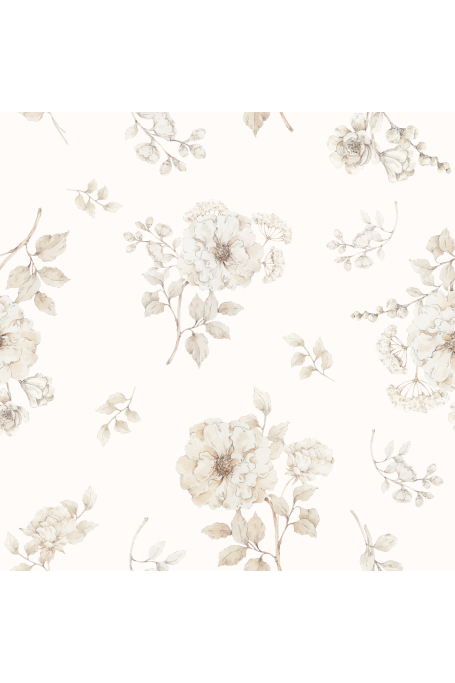 Bambusowa poduszka 25x35 - boho flowers 2